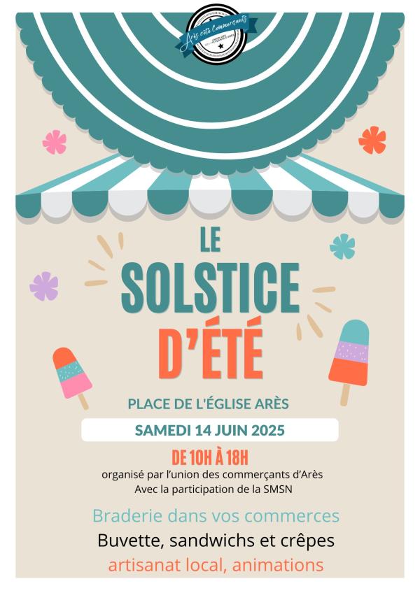 Solstice d'été de l'Union des commerçants d'Arès