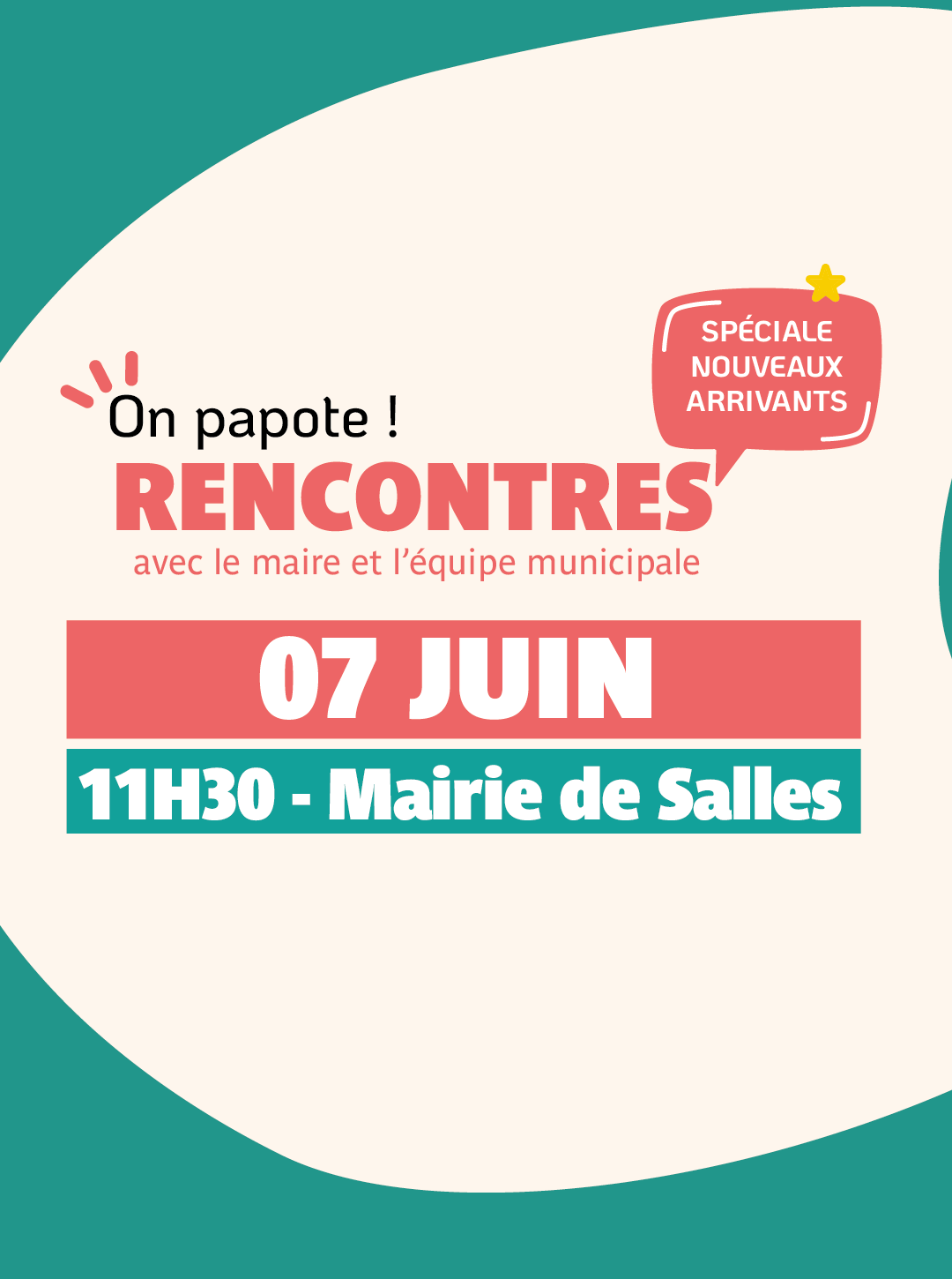 On papote – rencontre spéciale nouveaux arrivants