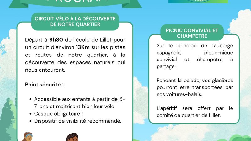<ahref='https://www.villemios.fr/evenement/balade-a-velo-quartier-de-lillet/' title='Balade à vélo – Quartier de Lillet'>Balade à vélo – Quartier de Lillet
