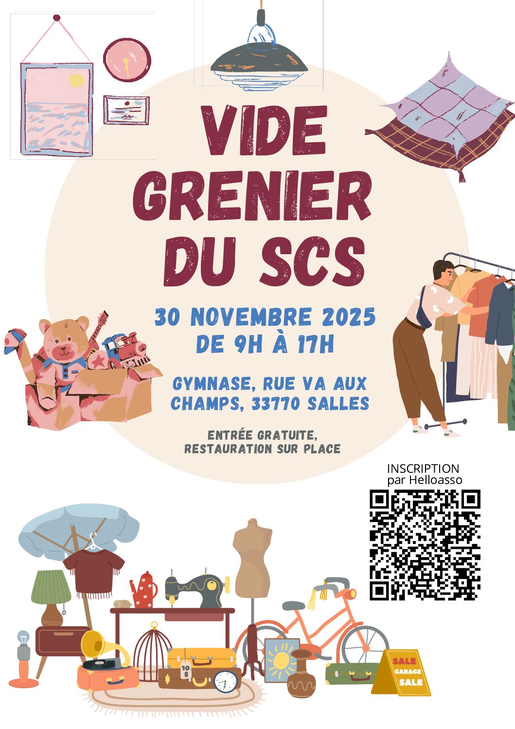Vide grenier du SCS