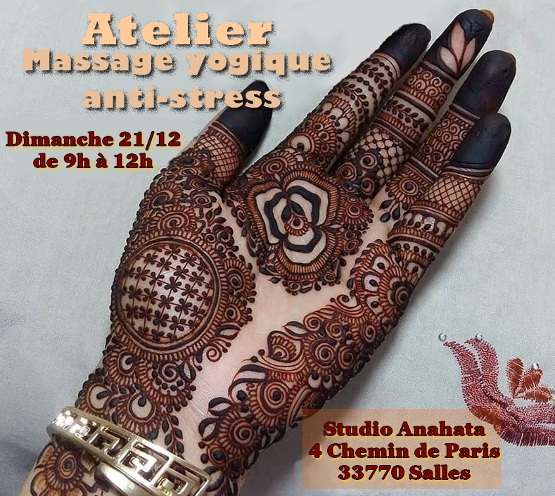 Atelier massage yogique anti-stress
