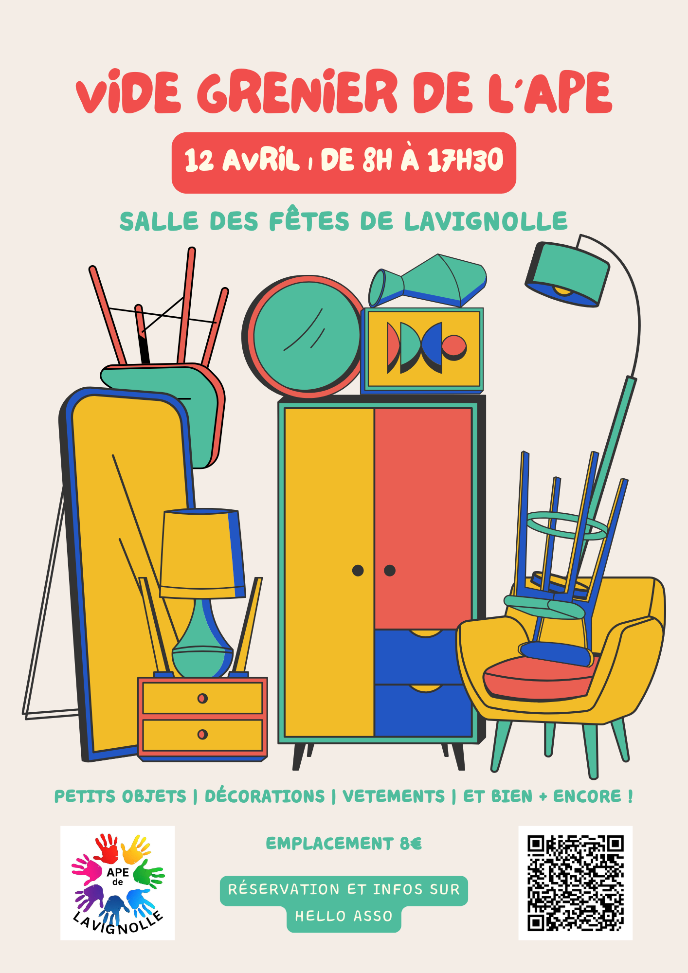 Vide grenier – Les P’tits Loups de Lavignolle