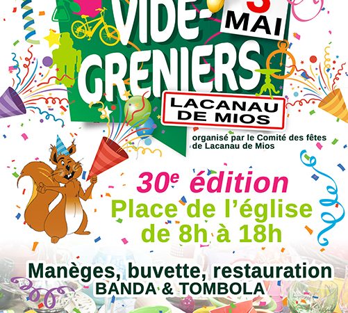 <ahref='https://www.villemios.fr/evenement/30eme-edition-de-la-foire-a-la-brocante-et-vide-greniers/' title='30ème édition de la Foire à la Brocante et vide-greniers'>30ème édition de la Foire à la Brocante et vide-greniers
