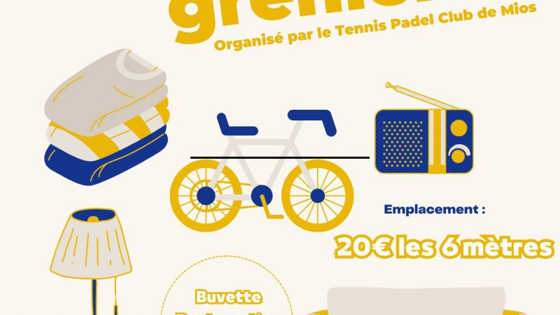 <ahref='https://www.villemios.fr/evenement/vide-greniers-du-tennis-club-de-mios/' title='Vide-greniers du Tennis Club de Mios'>Vide-greniers du Tennis Club de Mios