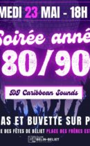 Soirée année 80/90&rsquo;s