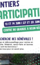Chantier participatif au Centre du Graoux