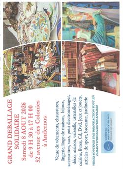 Grand déballage solidaire