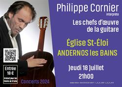 Concert guitare Philippe Cornier