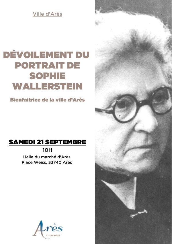 Dévoilement du portrait de Sophie Wallerstein