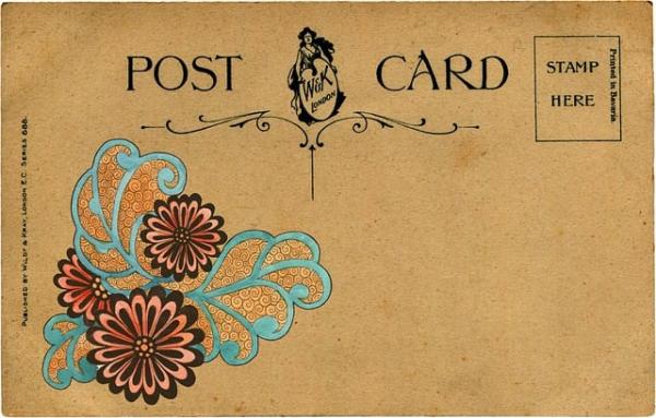 Atelier carte postale